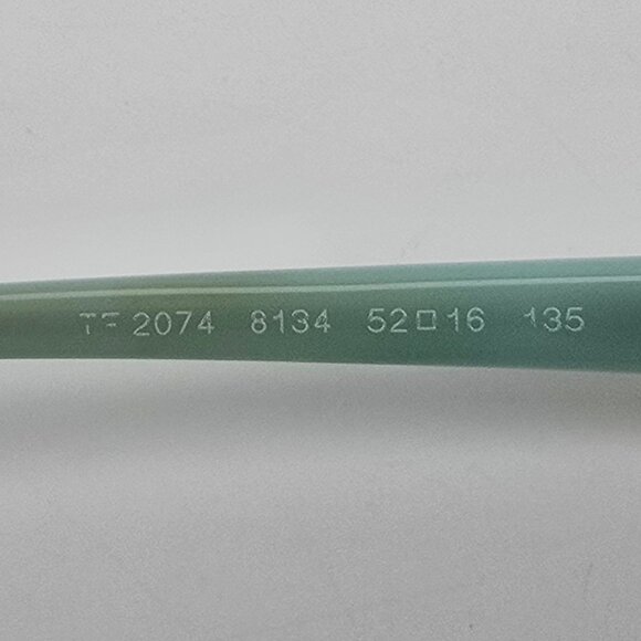 Tiffany & Co TF2074 8134 Havana on Tiffany Blue Cat Eye Eyeglasses Frame w/ Case - Picture 8 of 16